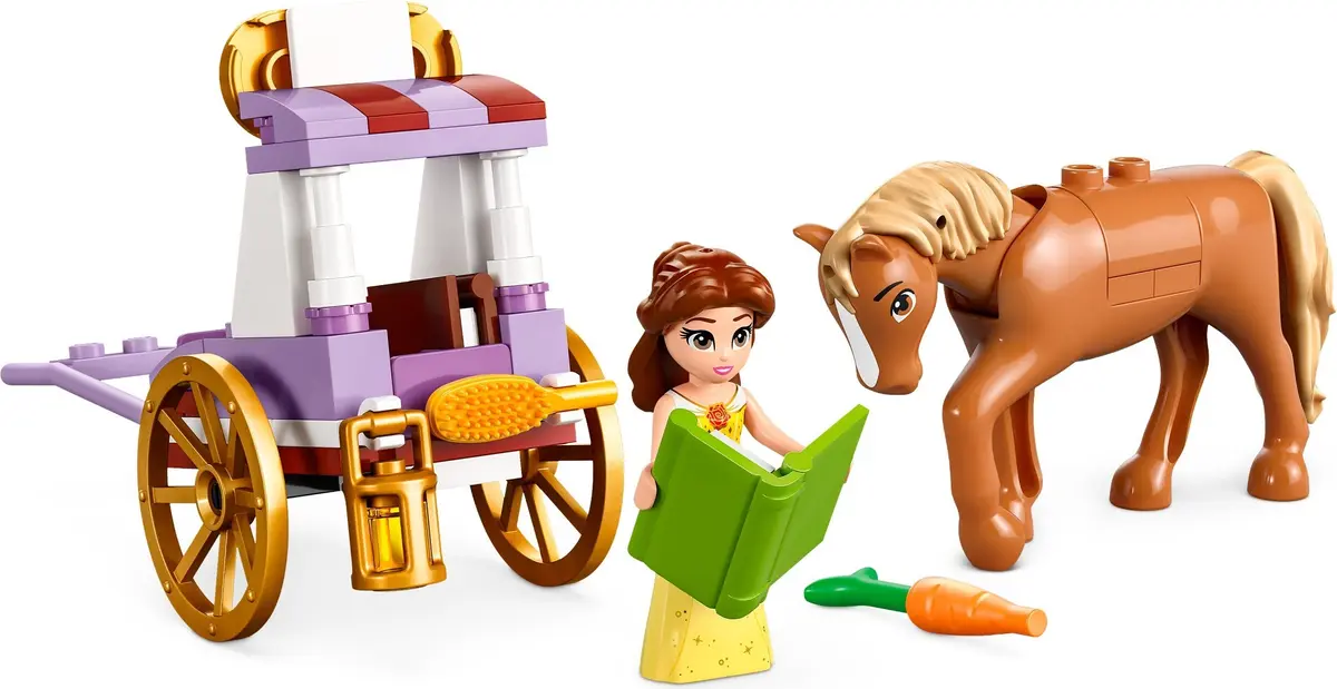 LEGO Disney 43233 Belle's Storytime Horse Carriage set, image 3