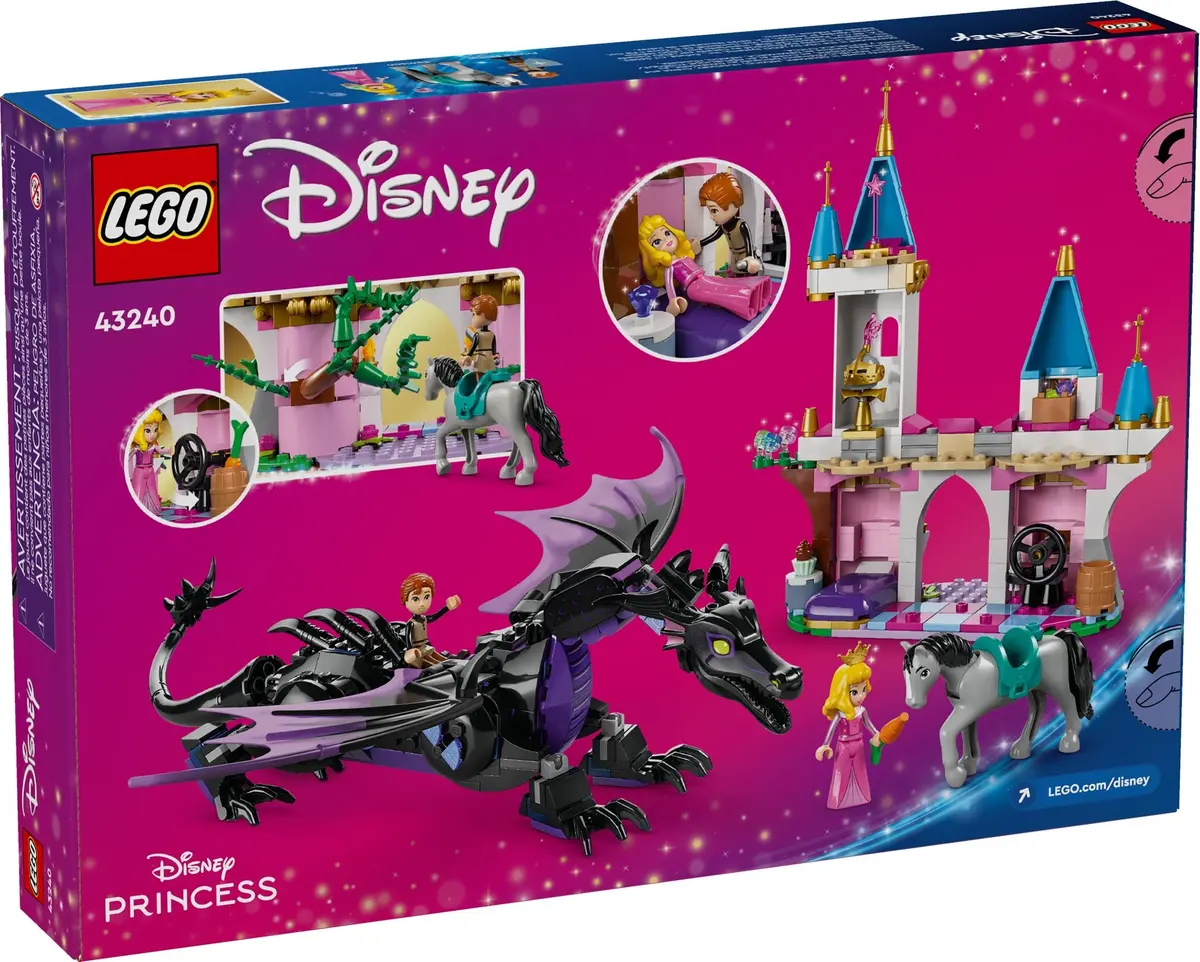 LEGO Disney 43240 Maleficent's Dragon Form and Aurora's Castle set, image 5