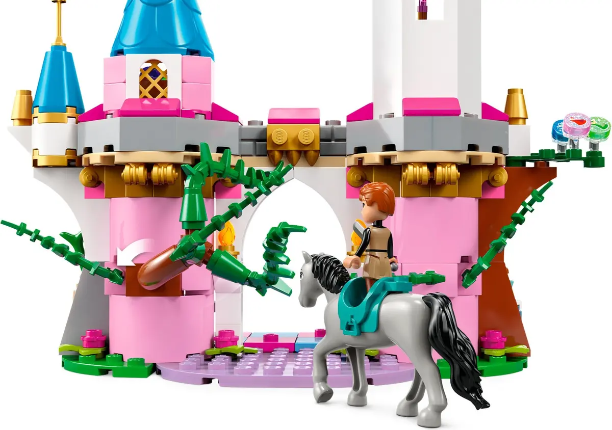 LEGO Disney 43240 Maleficent's Dragon Form and Aurora's Castle set, image 3
