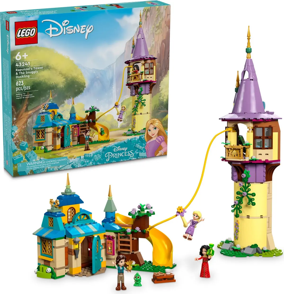 LEGO Disney 43241 Rapunzel's Tower & The Snuggly Duckling set, image 2