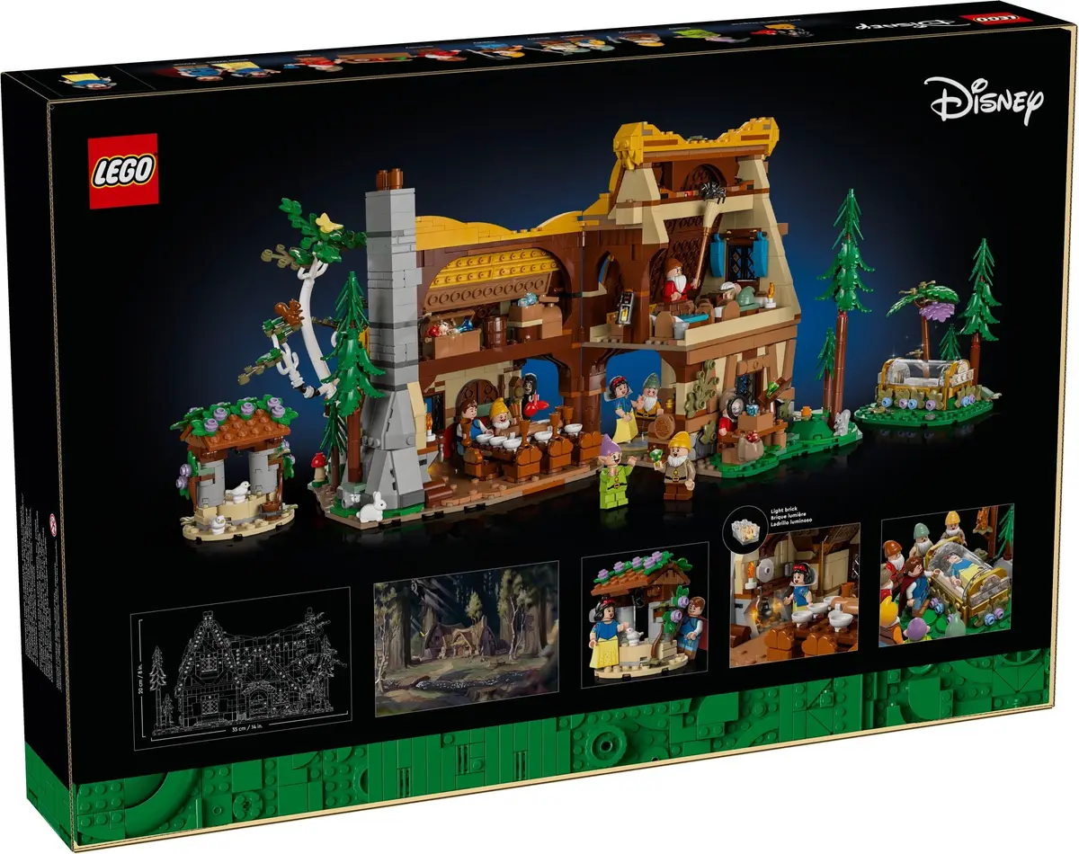 LEGO Disney 43242 Snow White and the Seven Dwarfs' Cottage set, image 13