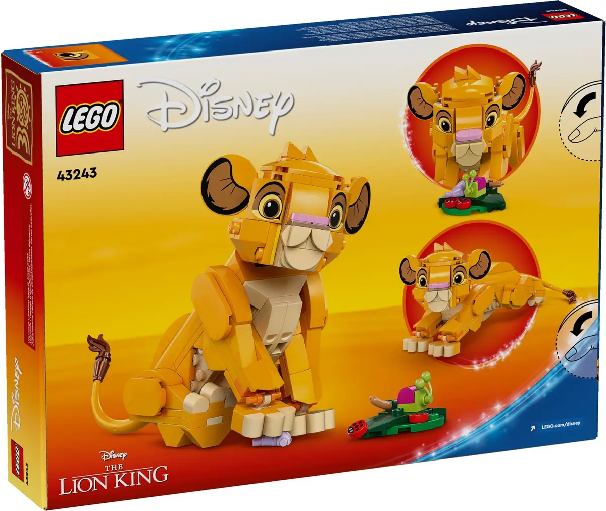 LEGO Disney 43243 Simba the Lion King Cub set, image 5