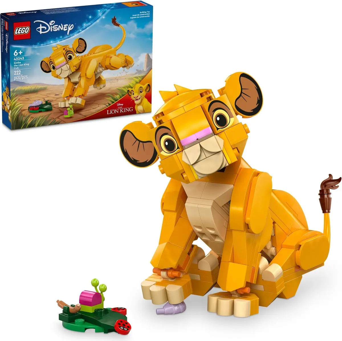 LEGO Disney 43243 Simba the Lion King Cub set, image 6