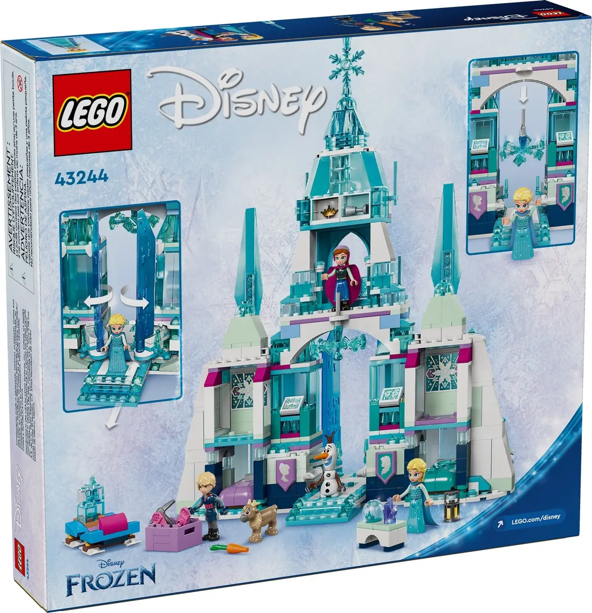 LEGO Disney 43244 Elsa's Ice Palace set, image 4