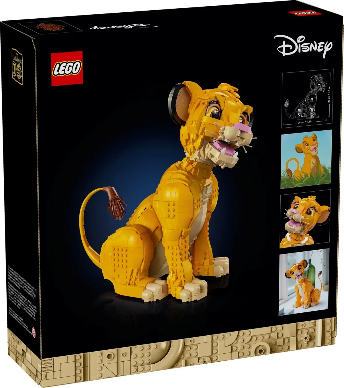 LEGO Disney 43247 Young Simba the Lion King set, image 4