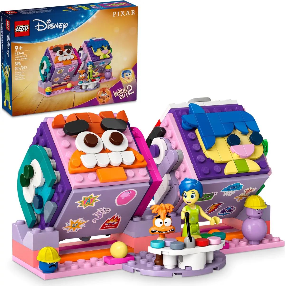 LEGO Disney 43248 Inside Out 2 Mood Cubes set, image 4
