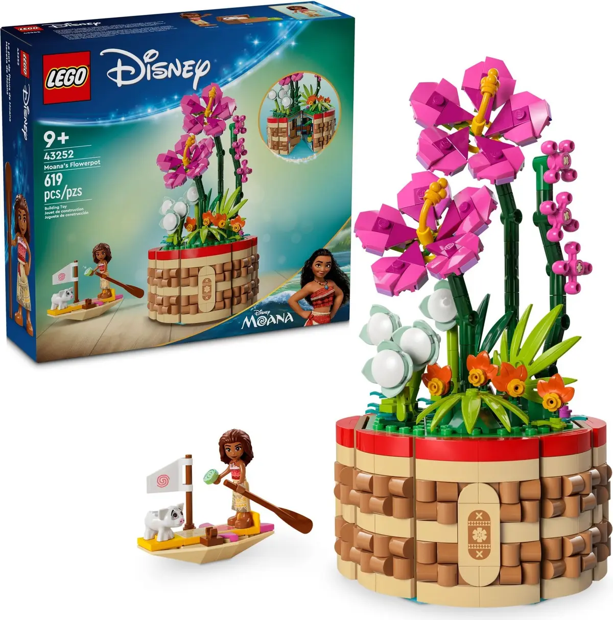 LEGO Disney 43252 Moana's Flowerpot set, image 7