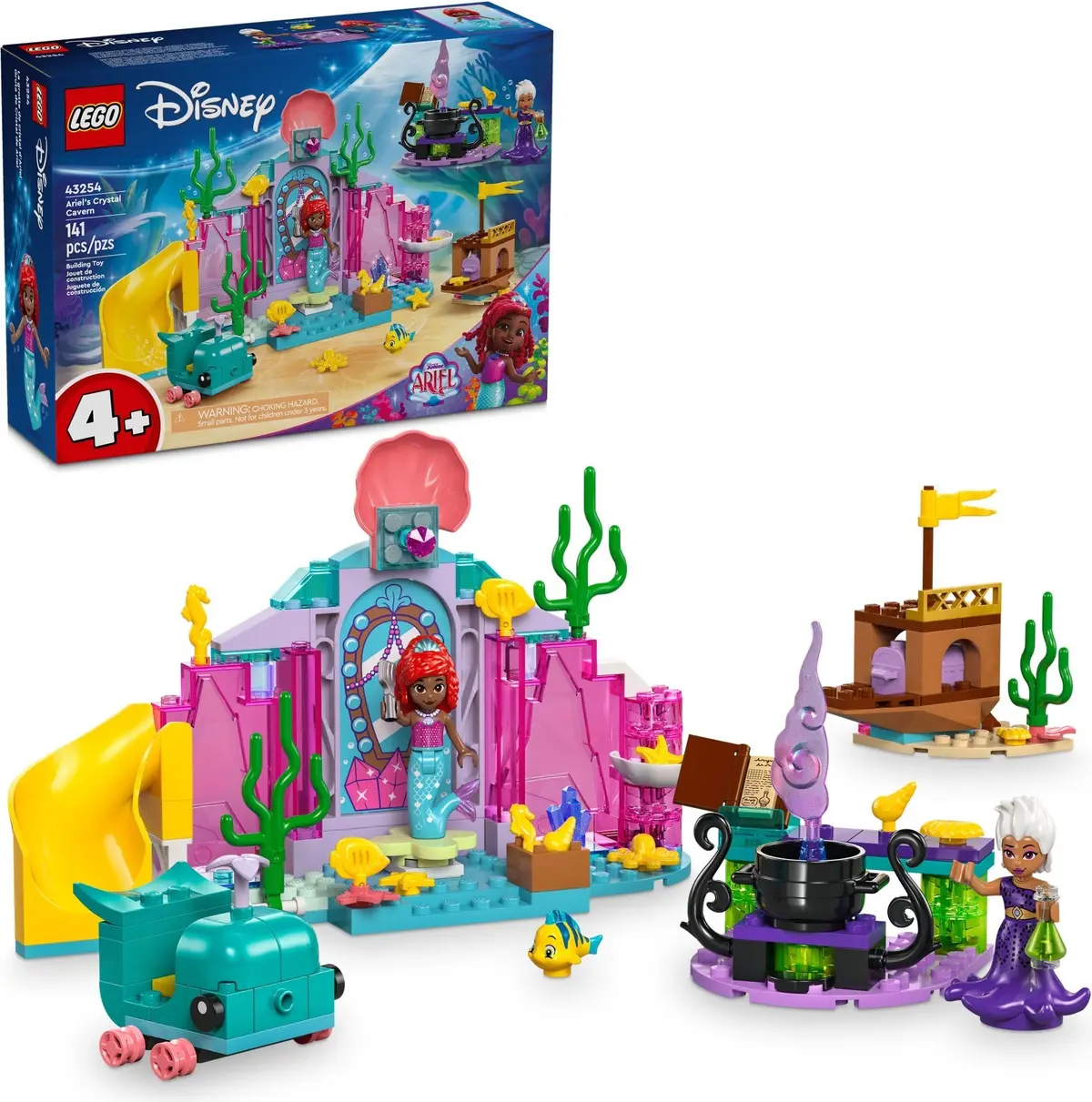 LEGO Disney 43254 Ariel's Crystal Cavern set, image 6