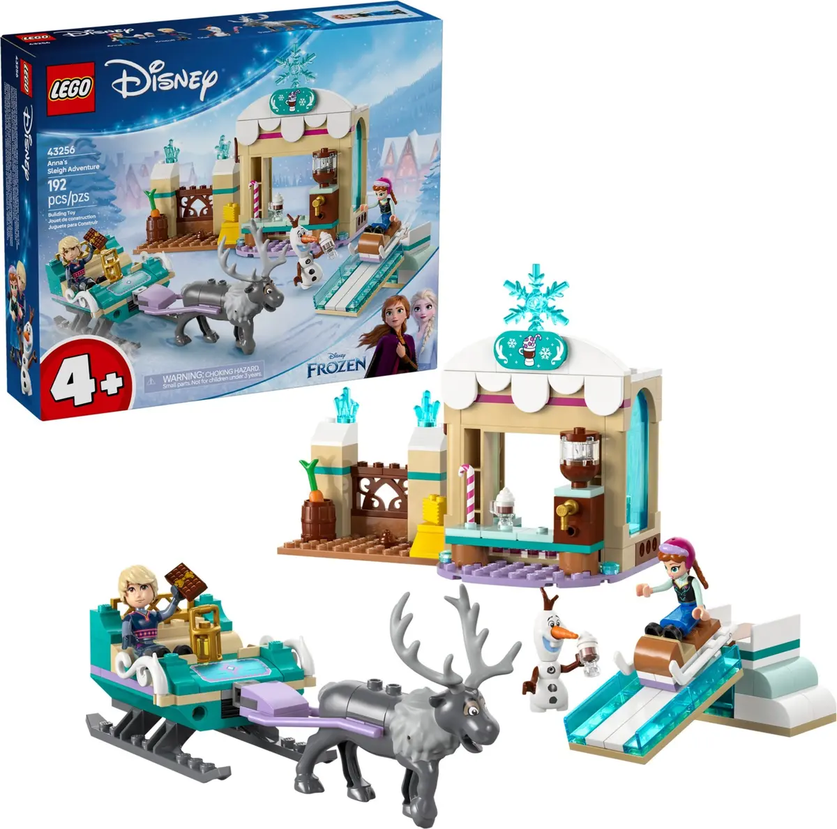 LEGO Disney 43256 Anna's Sleigh Adventure set, image 3