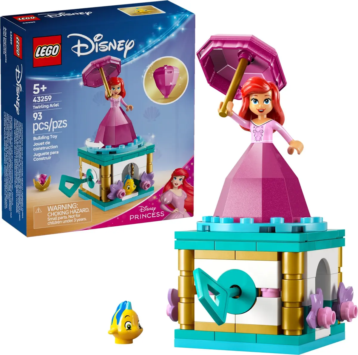 LEGO Disney 43259 Twirling Ariel set, image 3