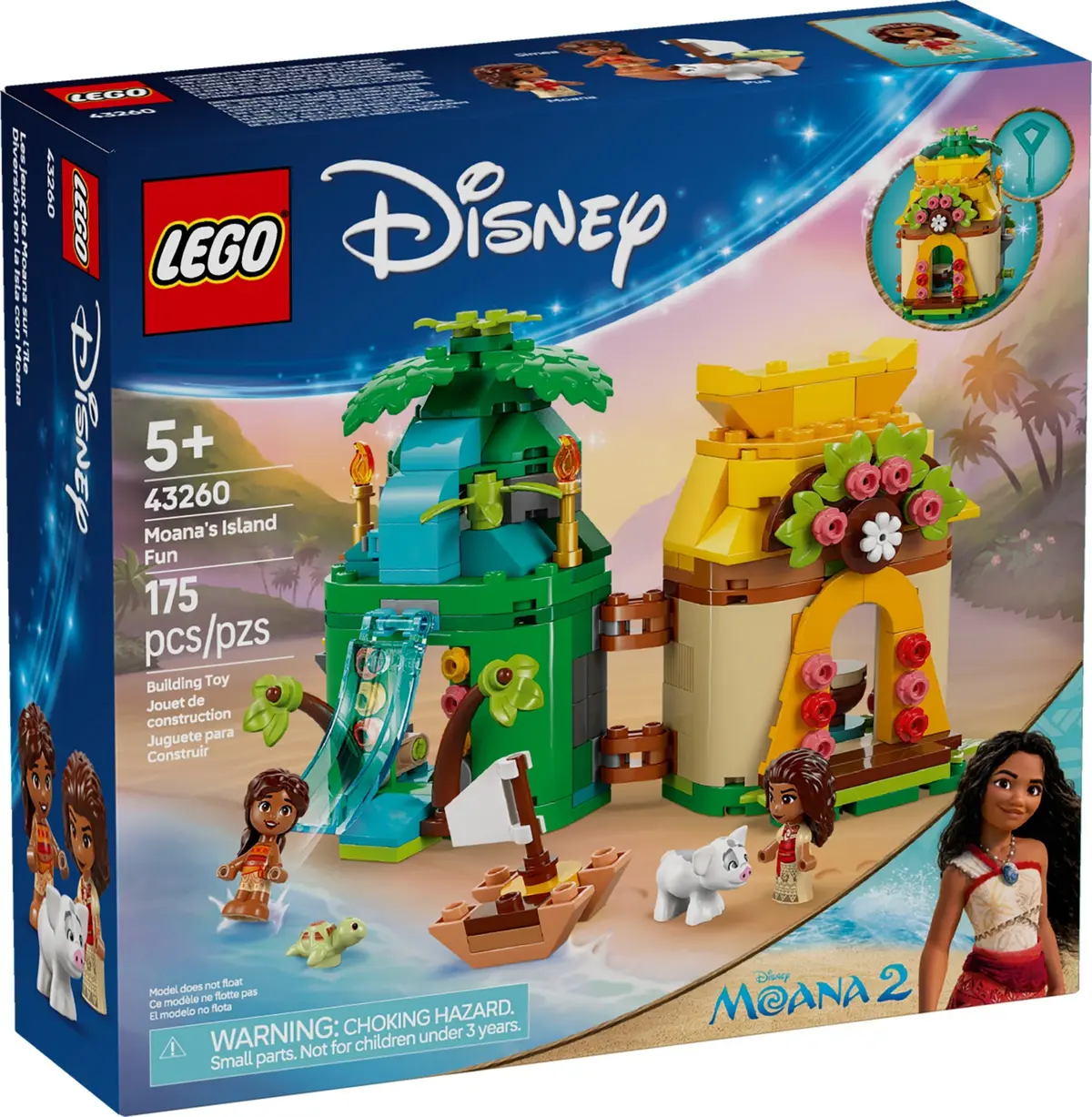 LEGO Disney 43260 Moana's Island Fun set, image 2