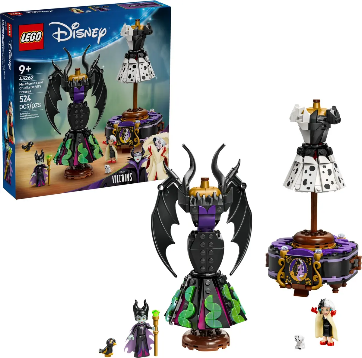 LEGO Disney 43262 Maleficent's and Cruella De Vil's Dresses set, image 3
