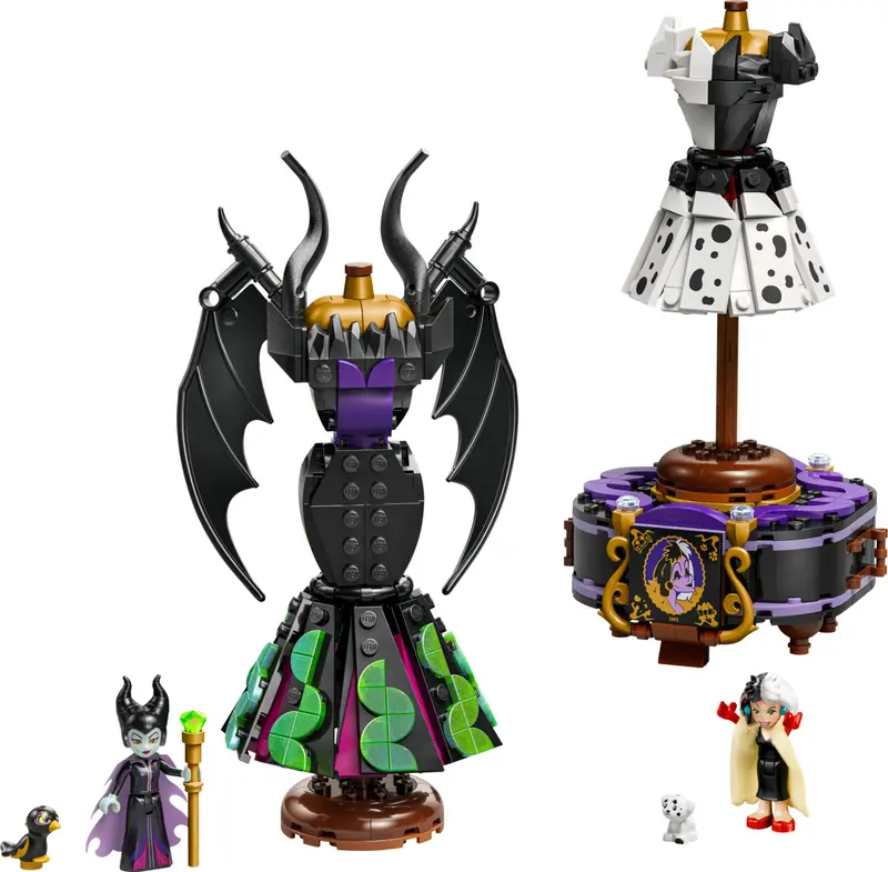 LEGO Disney 43262 Maleficent's and Cruella De Vil's Dresses set