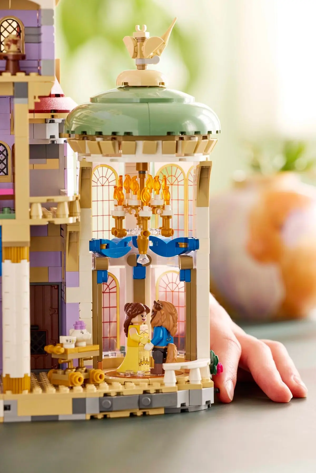 LEGO Disney 43263 Beauty and the Beast Castle set, image 5