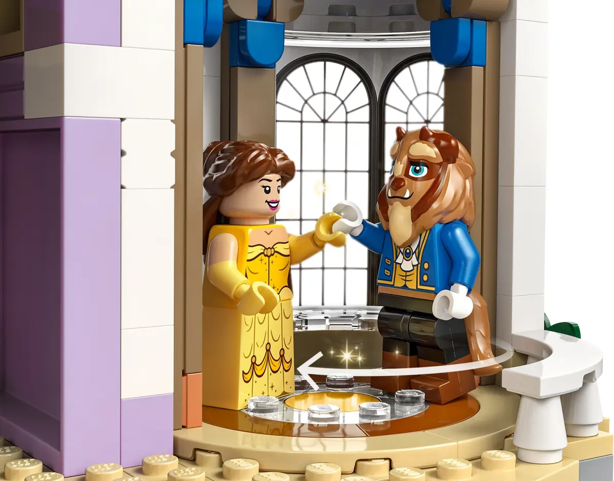 LEGO Disney 43263 Beauty and the Beast Castle set, image 13