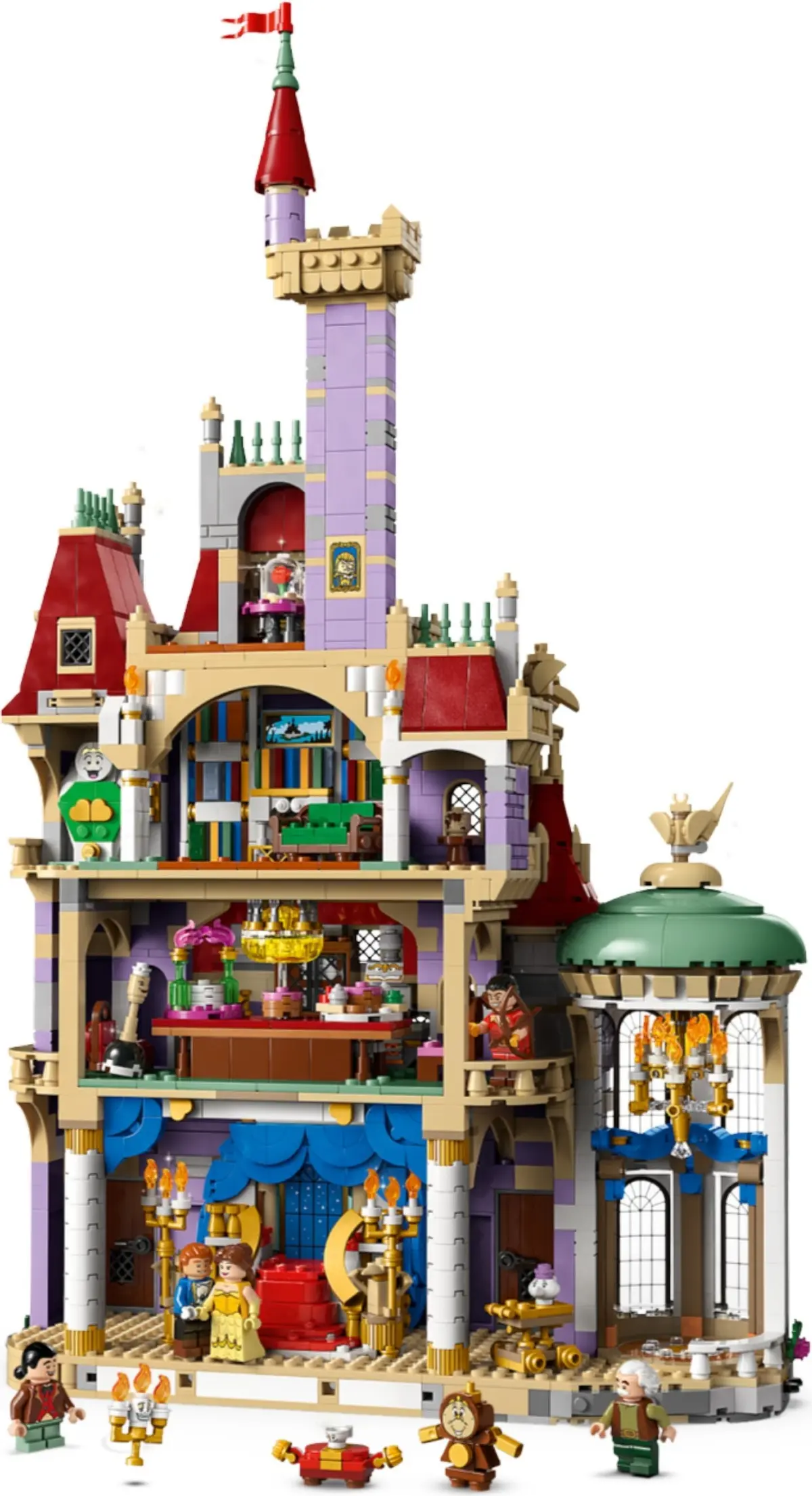 LEGO Disney 43263 Beauty and the Beast Castle set, image 12
