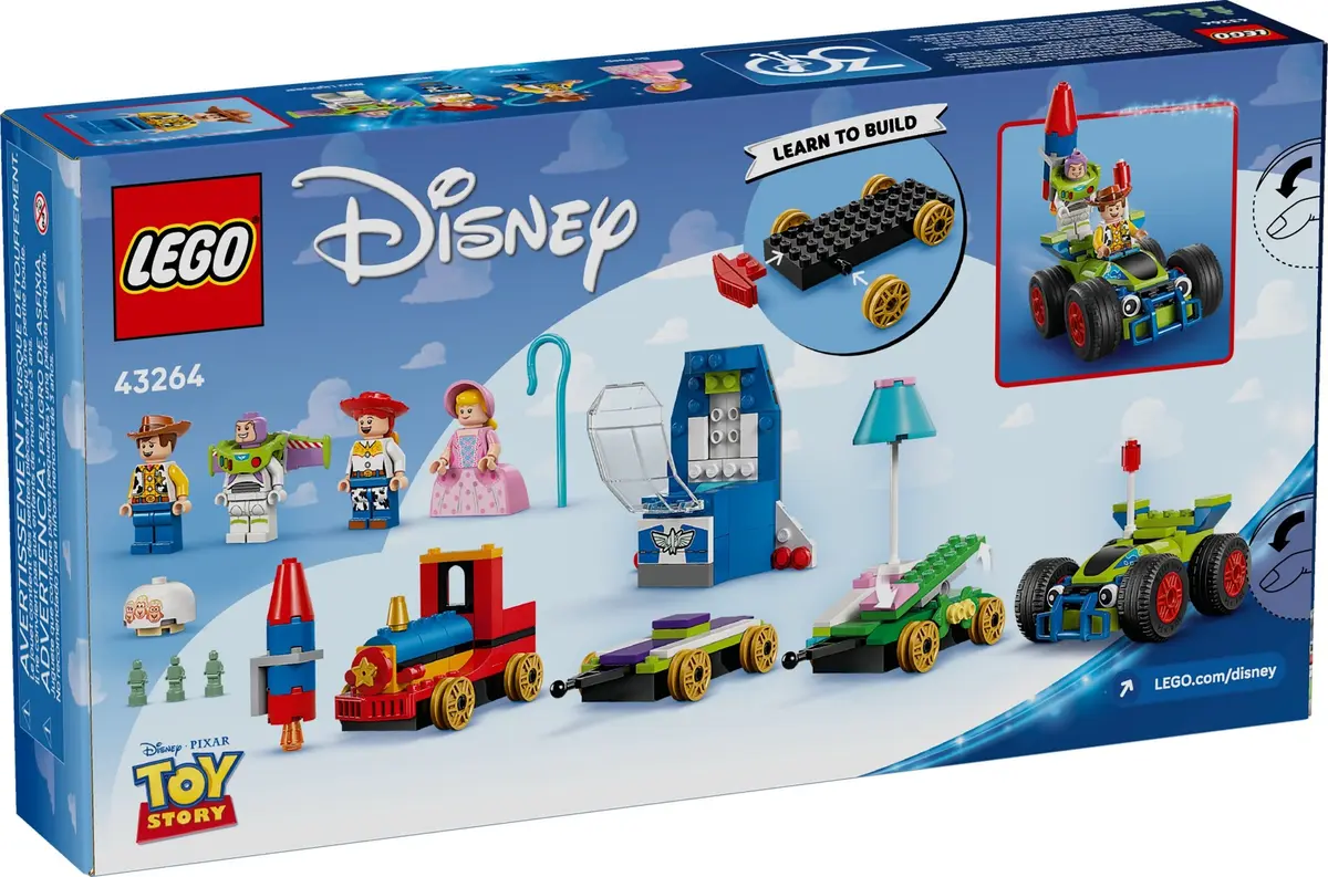LEGO Disney 43264 Toy Story Celebration Train & RC Car set, image 2