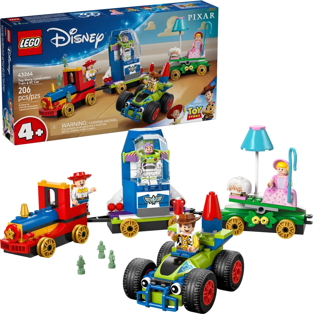 LEGO Disney 43264 Toy Story Celebration Train & RC Car set, image 3
