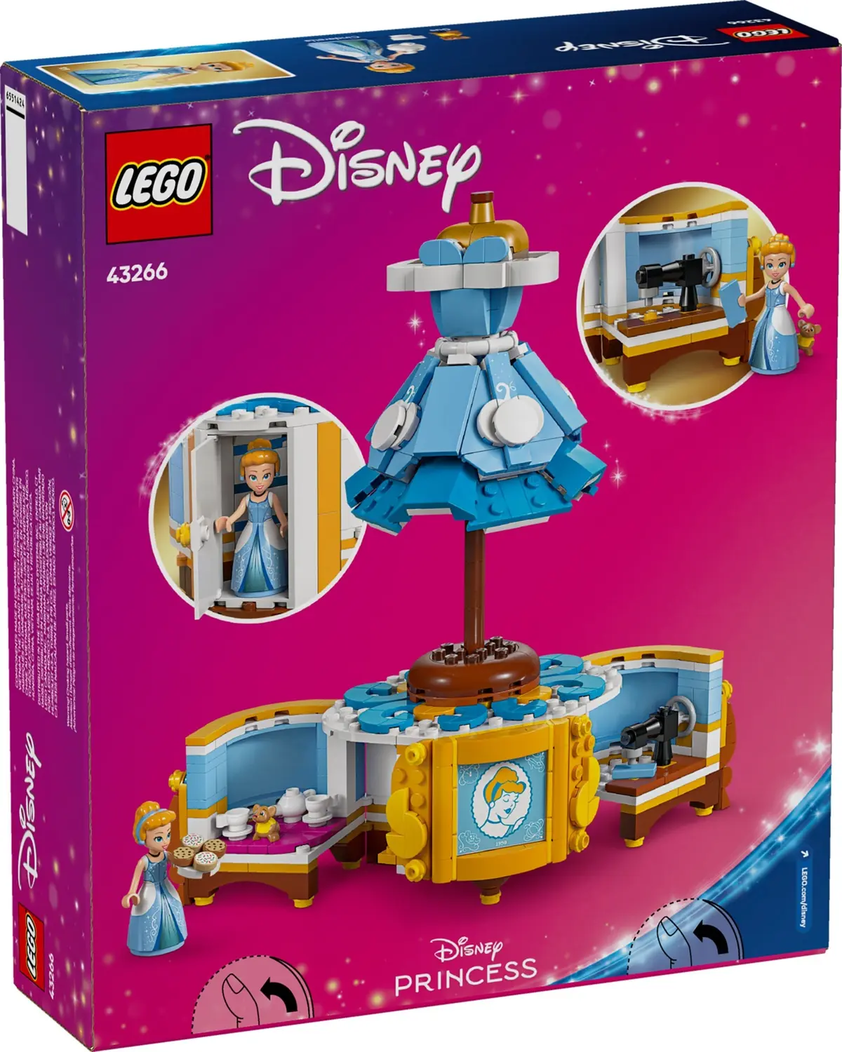 LEGO Disney 43266 Cinderella's Dress set, image 2