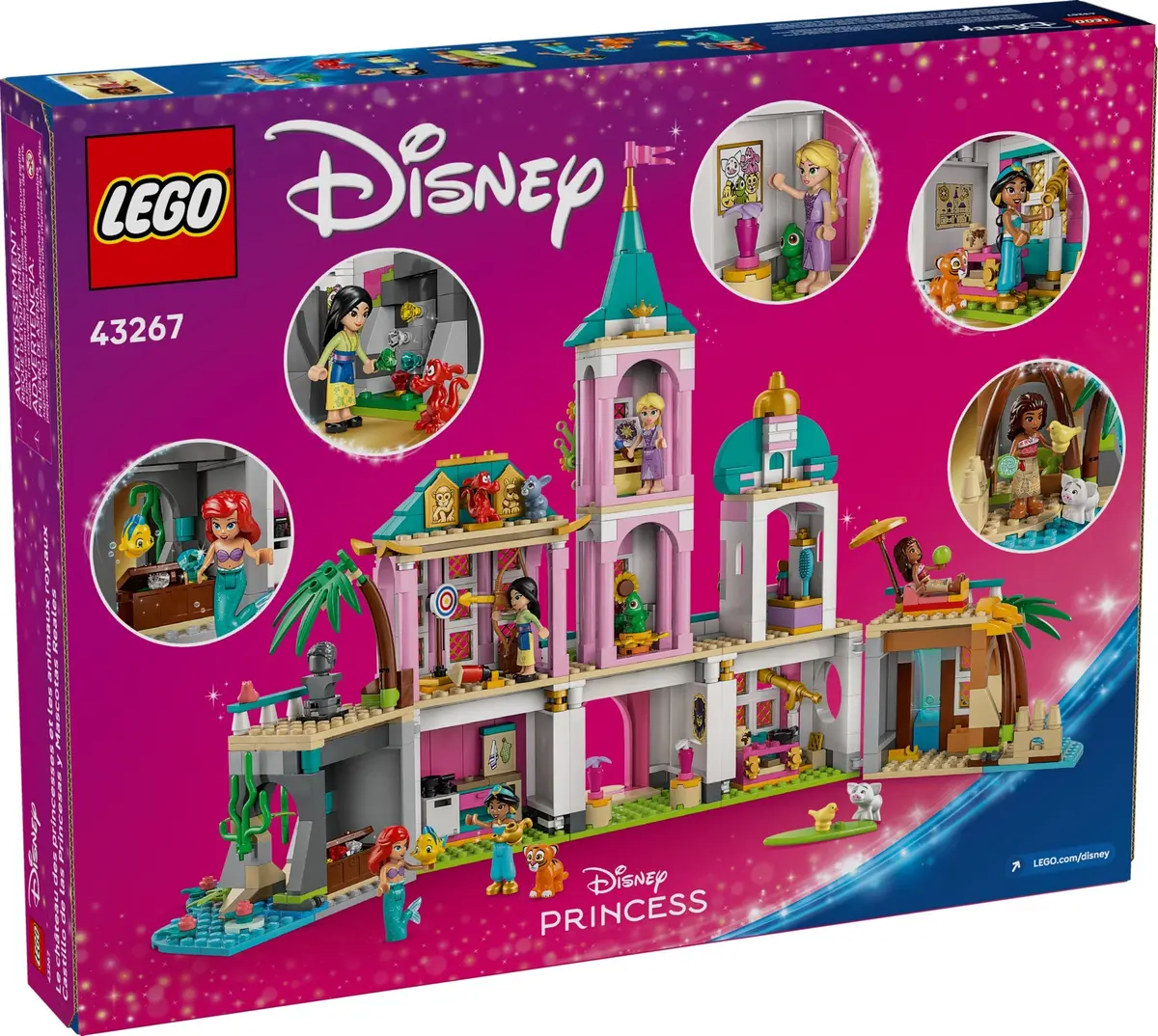LEGO Disney 43267 Princess Castle & Royal Pets set, image 3