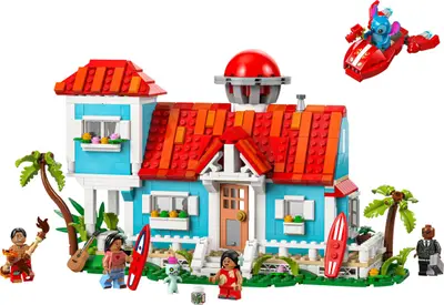 LEGO Disney 43268 Lilo and Stitch Beach House set