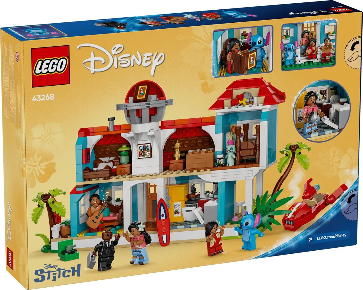 LEGO Disney 43268 Lilo and Stitch Beach House set, image 2