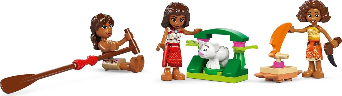 LEGO Disney 43270 Moana's Adventure Canoe set, image 8