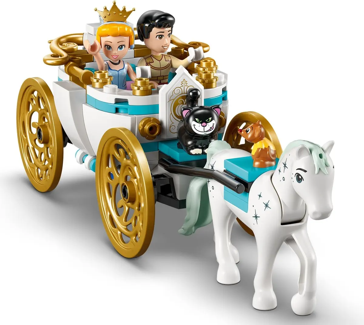 LEGO Disney 43275 Cinderella's Castle & Horse Carriage set, image 10