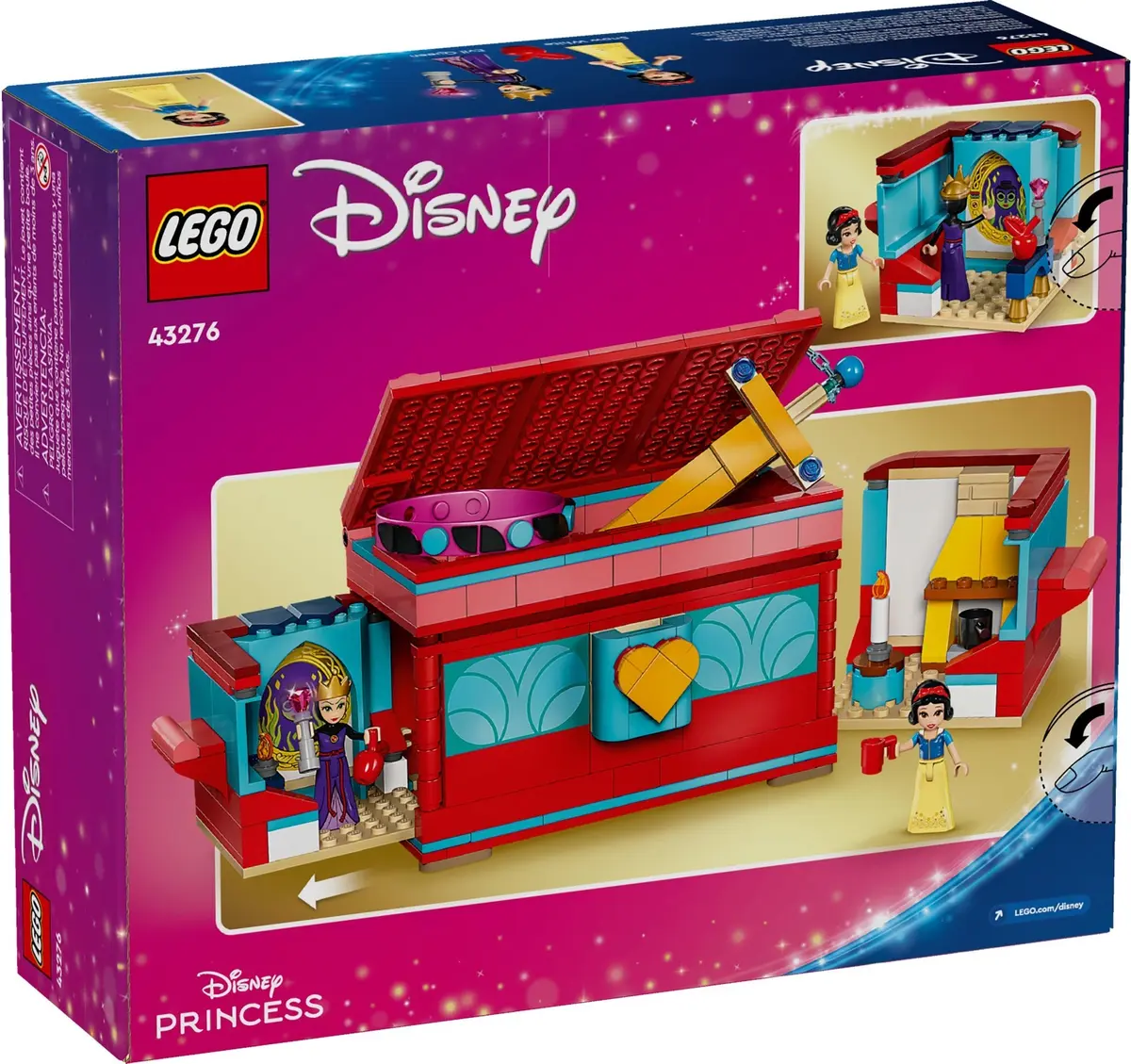 LEGO Disney 43276 Snow White's Jewellery Box set, image 6