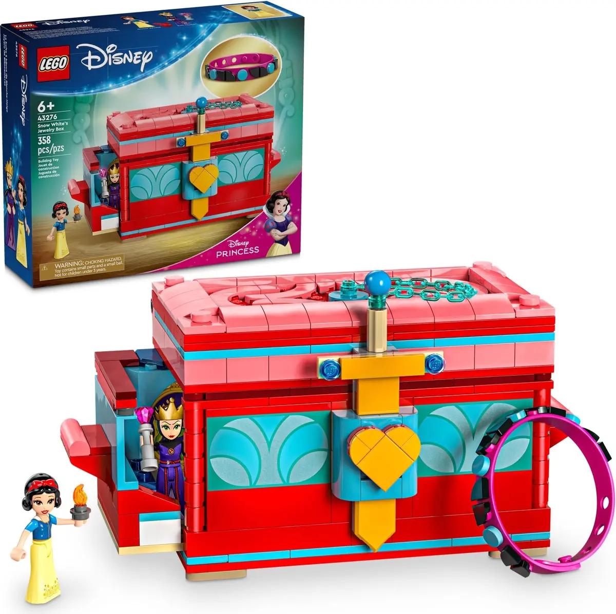 LEGO Disney 43276 Snow White's Jewellery Box set, image 7