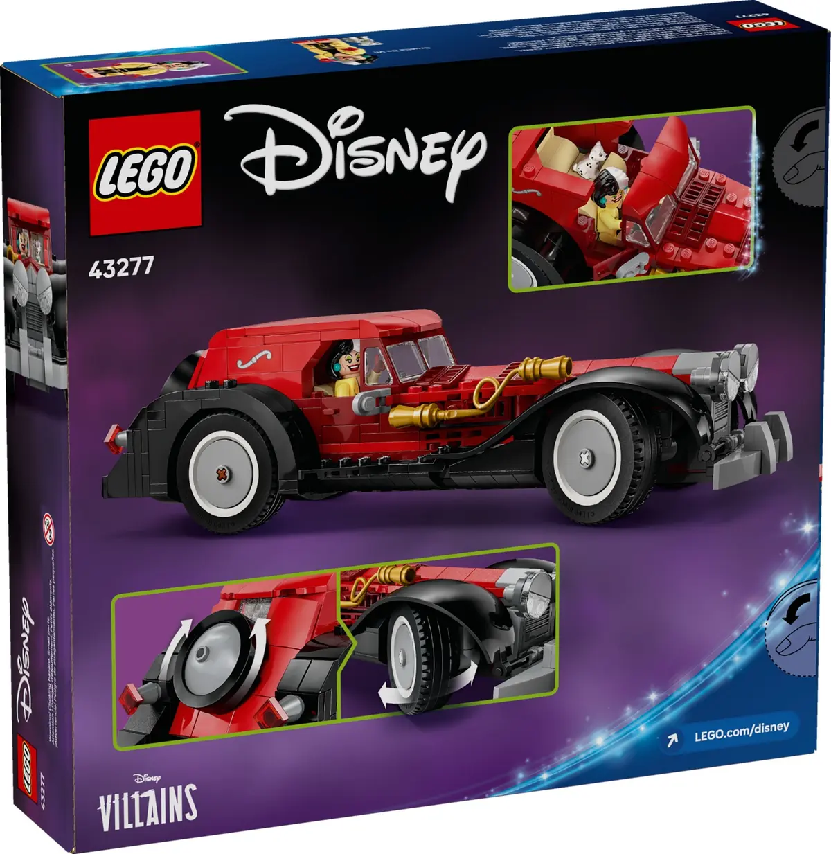 LEGO Disney 43277 Cruella De Vil's Car set, image 2