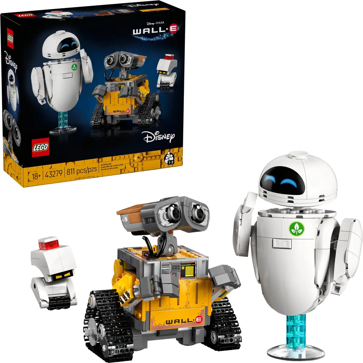 LEGO Disney 43279 WALL-E and EVE set, image 3