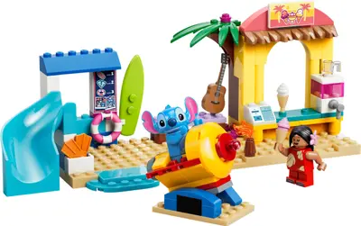 LEGO Disney 43280 Beach Fun with Lilo & Stitch set