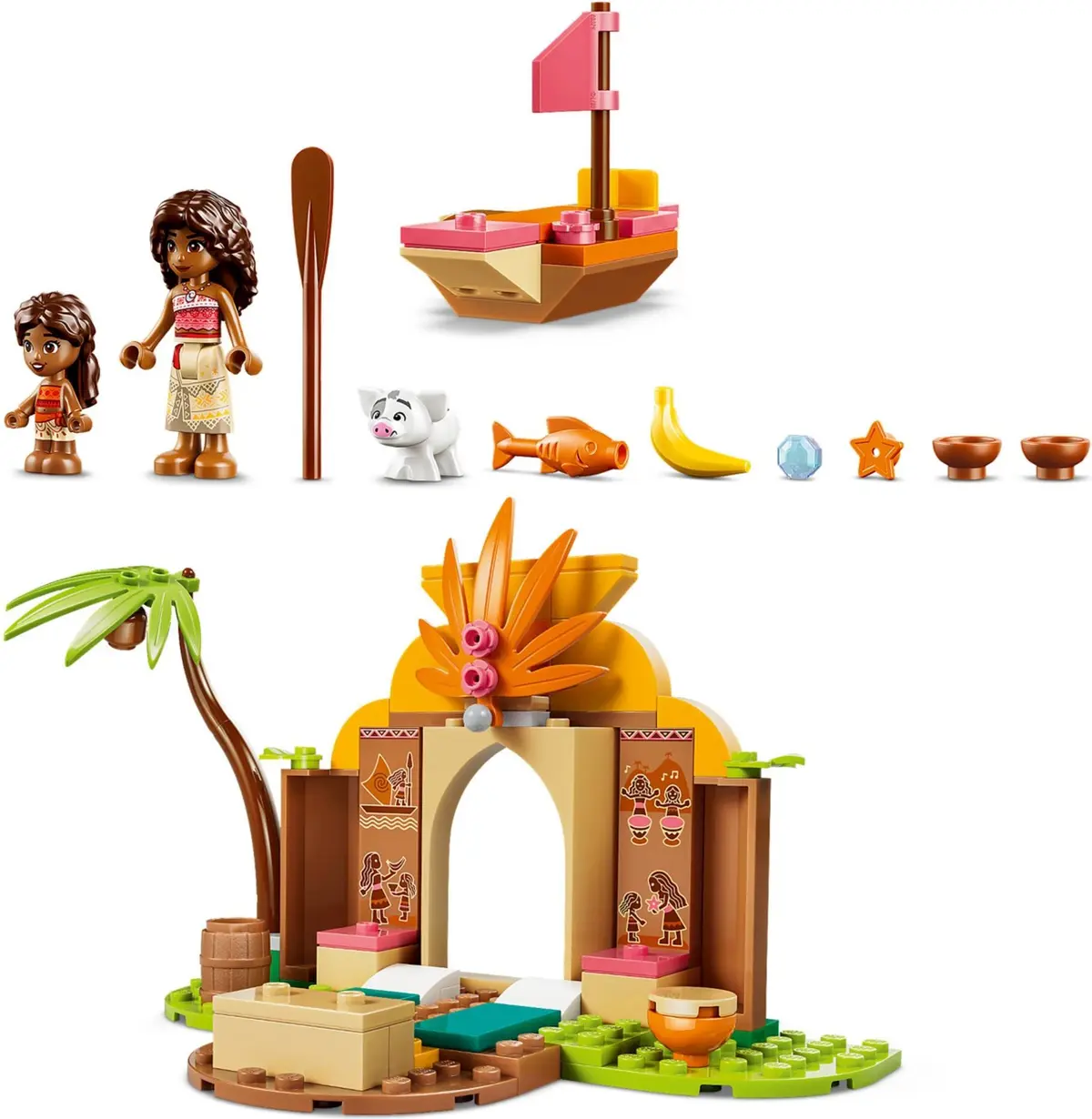 LEGO Disney 43282 Village House & Boat set, image 10