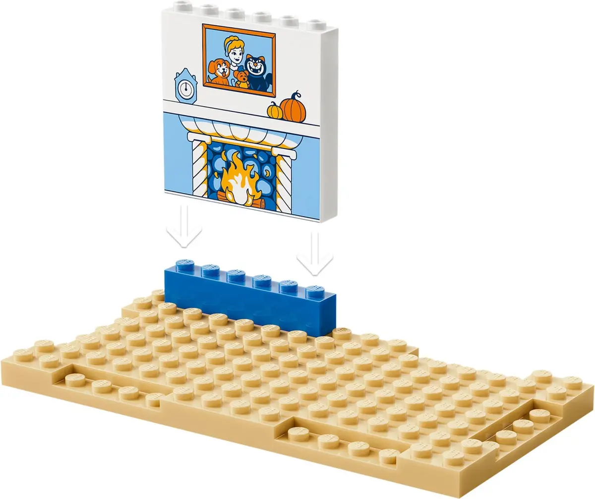 LEGO Disney 43283 Cinderella Animal Friends Castle set, image 12