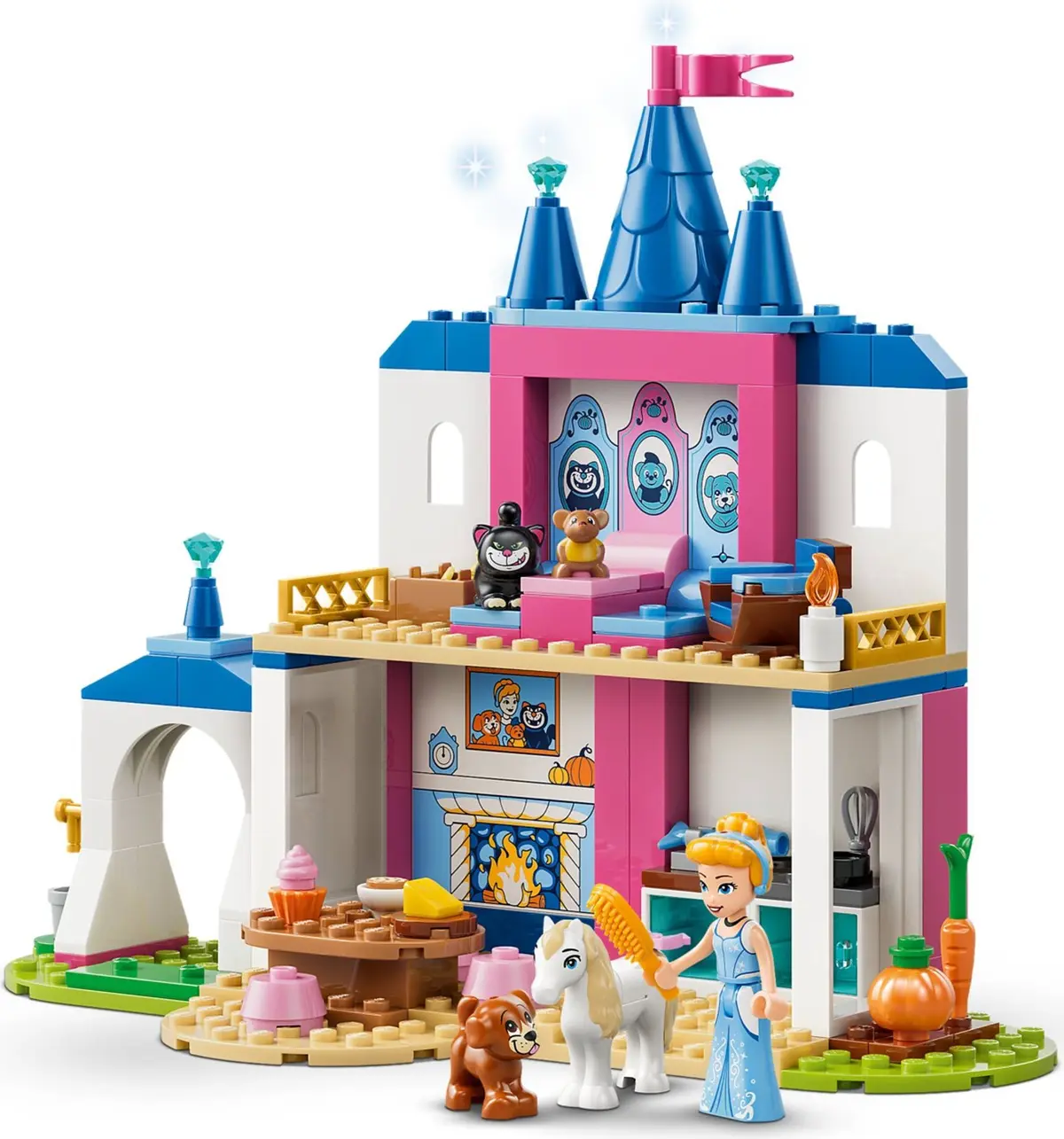 LEGO Disney 43283 Cinderella Animal Friends Castle set, image 10