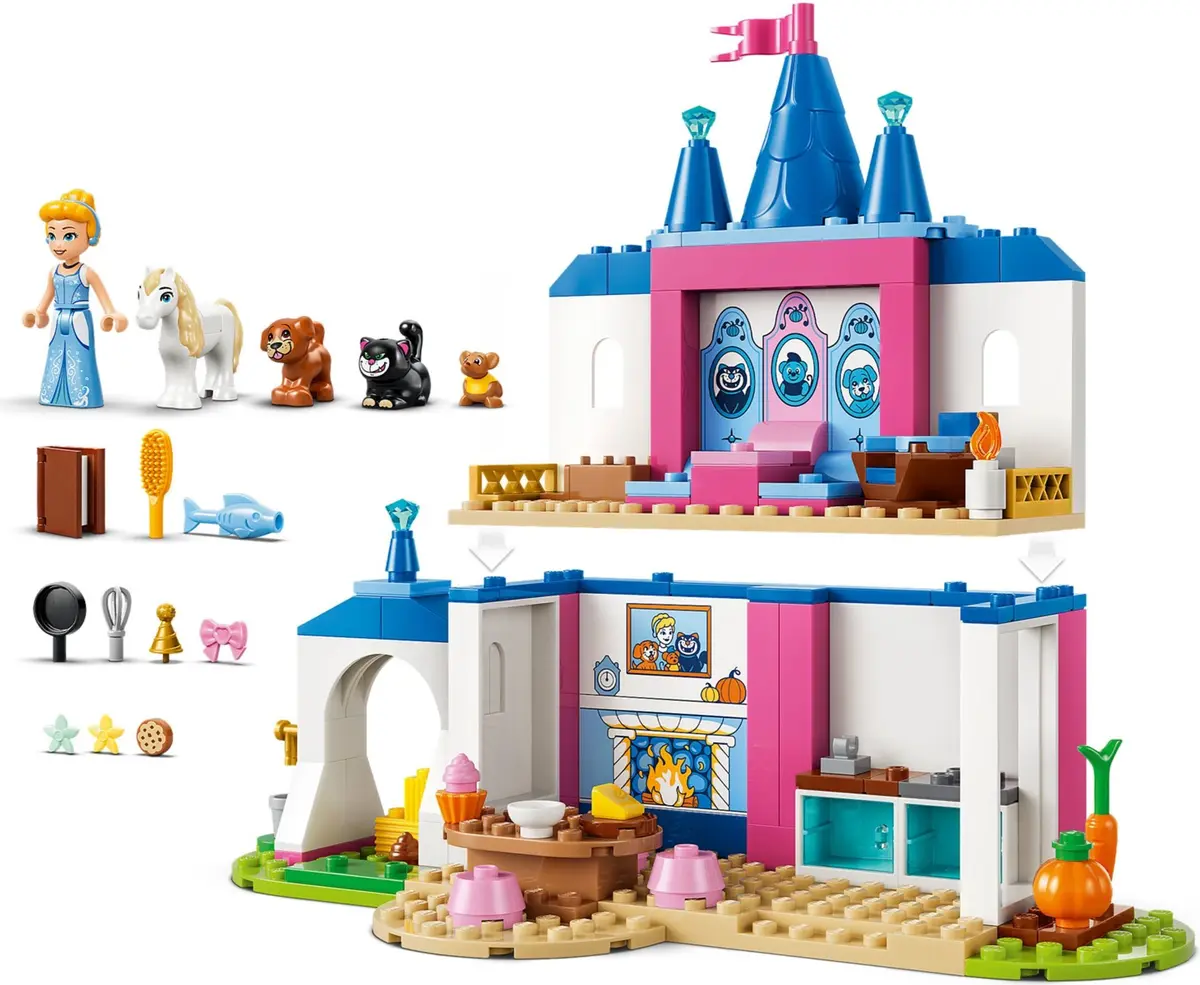 LEGO Disney 43283 Cinderella Animal Friends Castle set, image 11