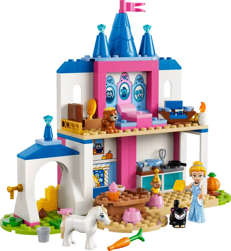 LEGO Disney 43283 Cinderella Animal Friends Castle set