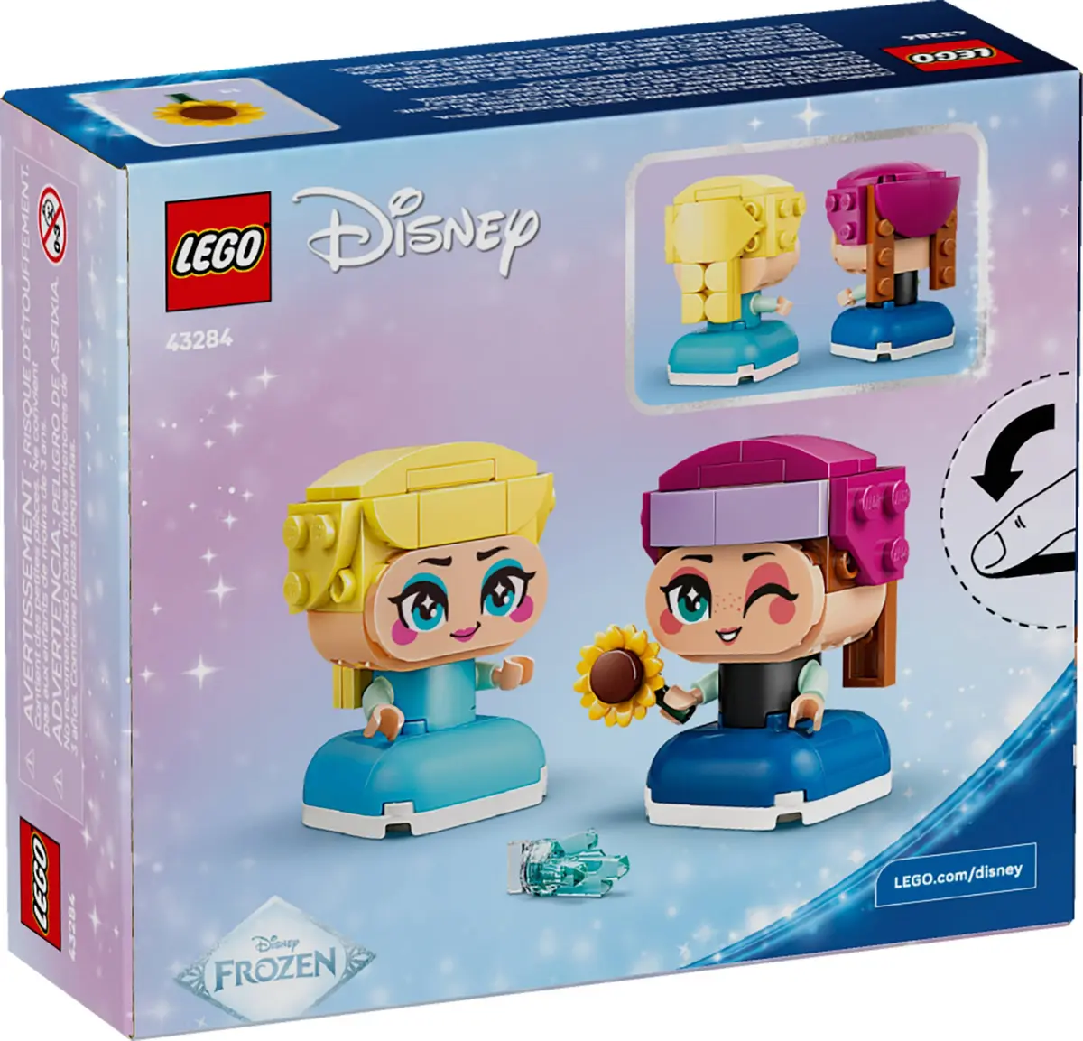 LEGO Disney 43284 Mini Anna & Elsa set, image 2