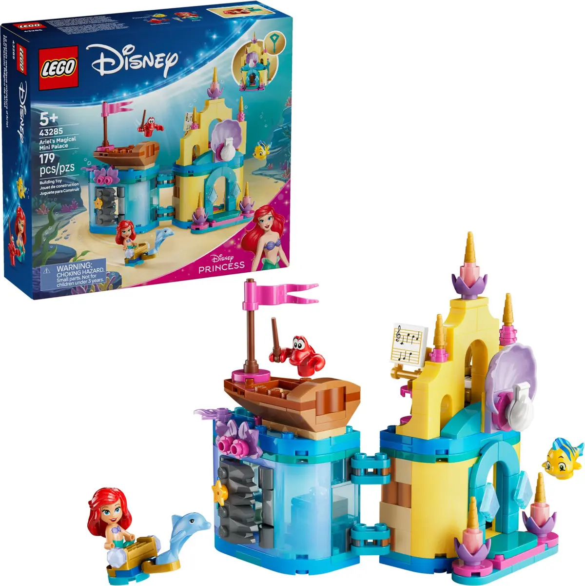 LEGO Disney 43285 Ariel's Magical Mini Palace set, image 3
