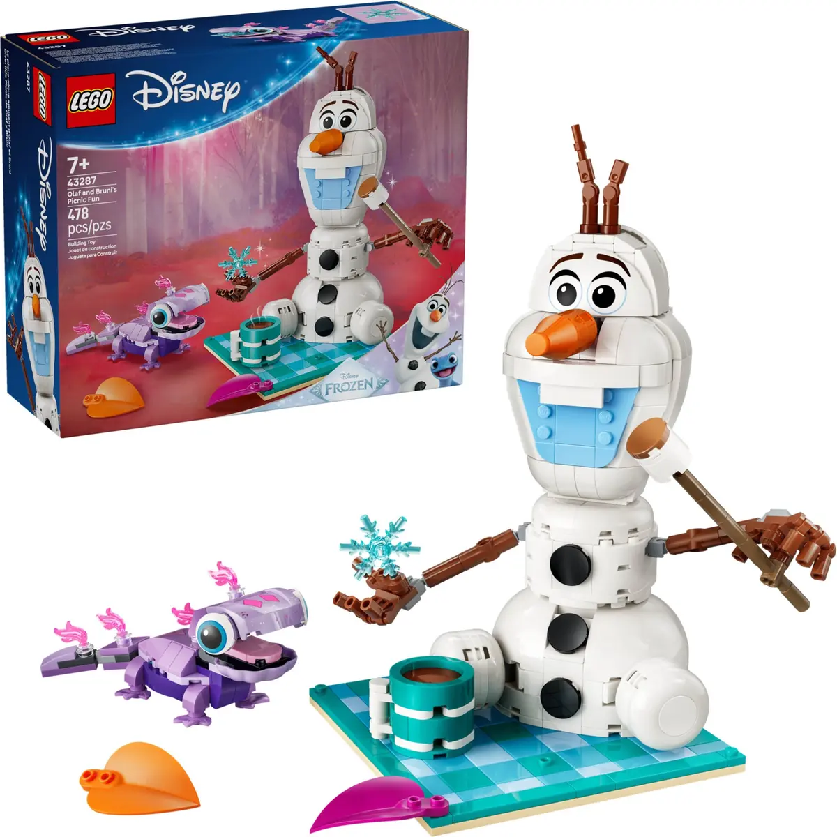 LEGO Disney 43287 Olaf and Bruni's Picnic Fun set, image 3
