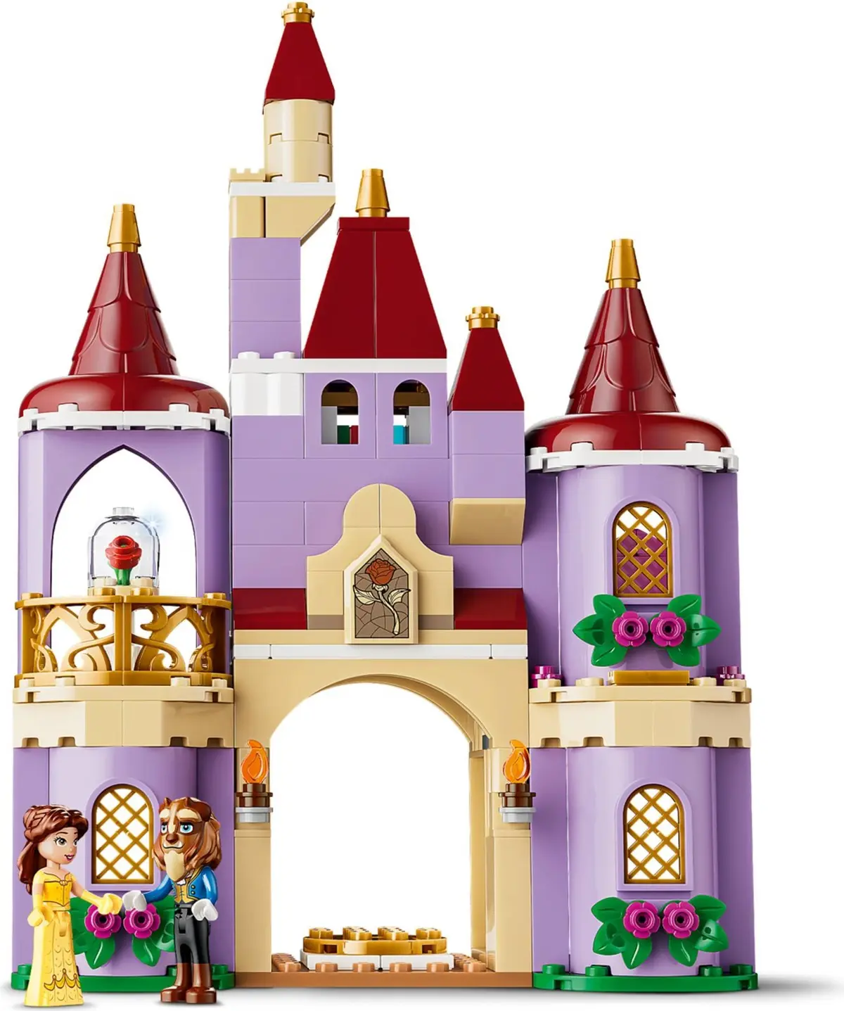 LEGO Disney 43289 Belle & the Beast's Enchanted Castle set, image 10