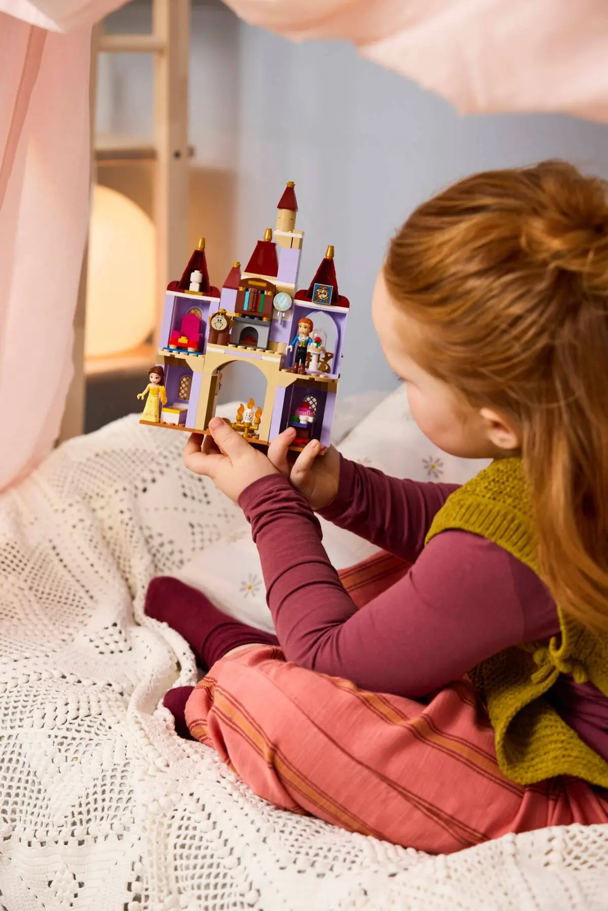 LEGO Disney 43289 Belle & the Beast's Enchanted Castle set, image 6