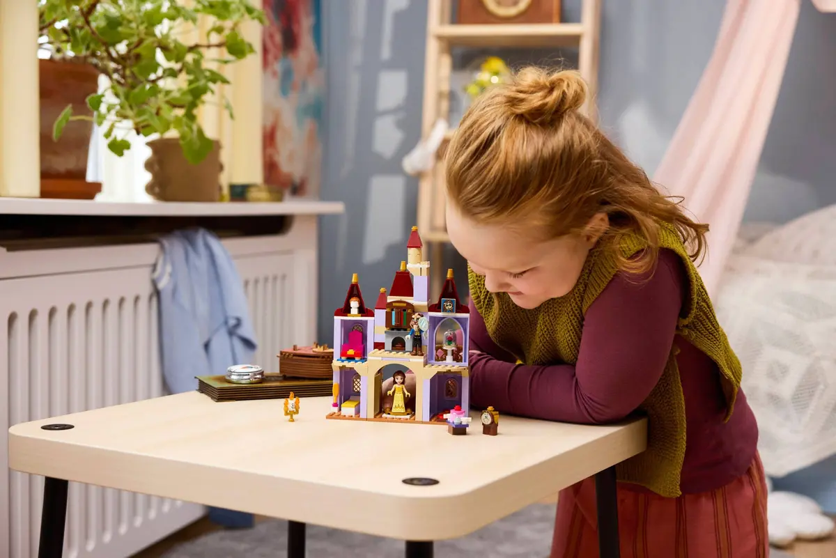 LEGO Disney 43289 Belle & the Beast's Enchanted Castle set, image 5