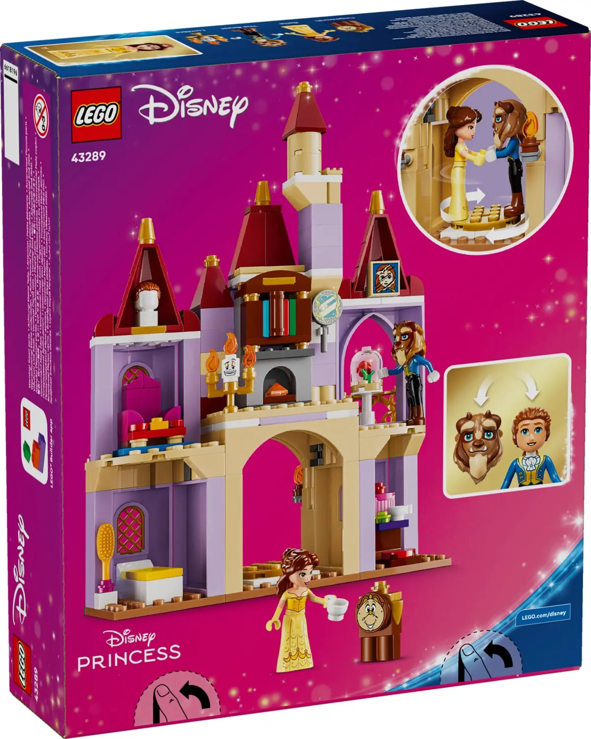 LEGO Disney 43289 Belle & the Beast's Enchanted Castle set, image 2