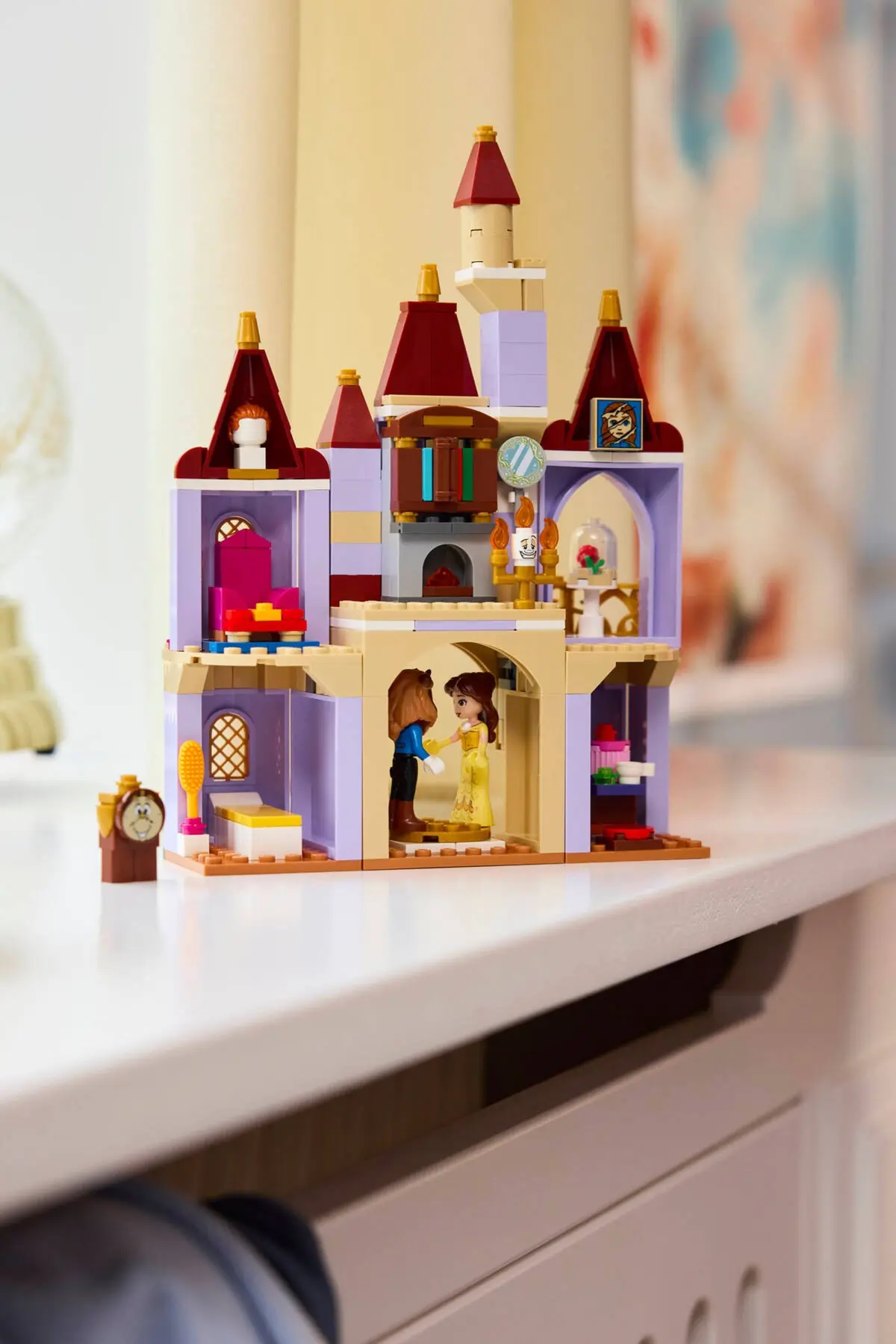 LEGO Disney 43289 Belle & the Beast's Enchanted Castle set, image 7