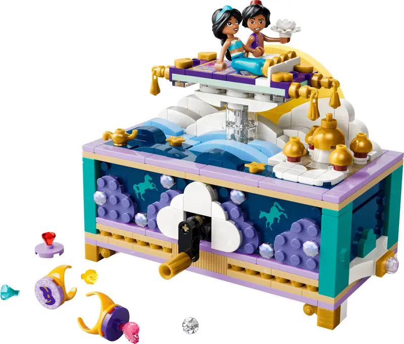 LEGO Disney 43295 Jasmine's Jewellery Box set