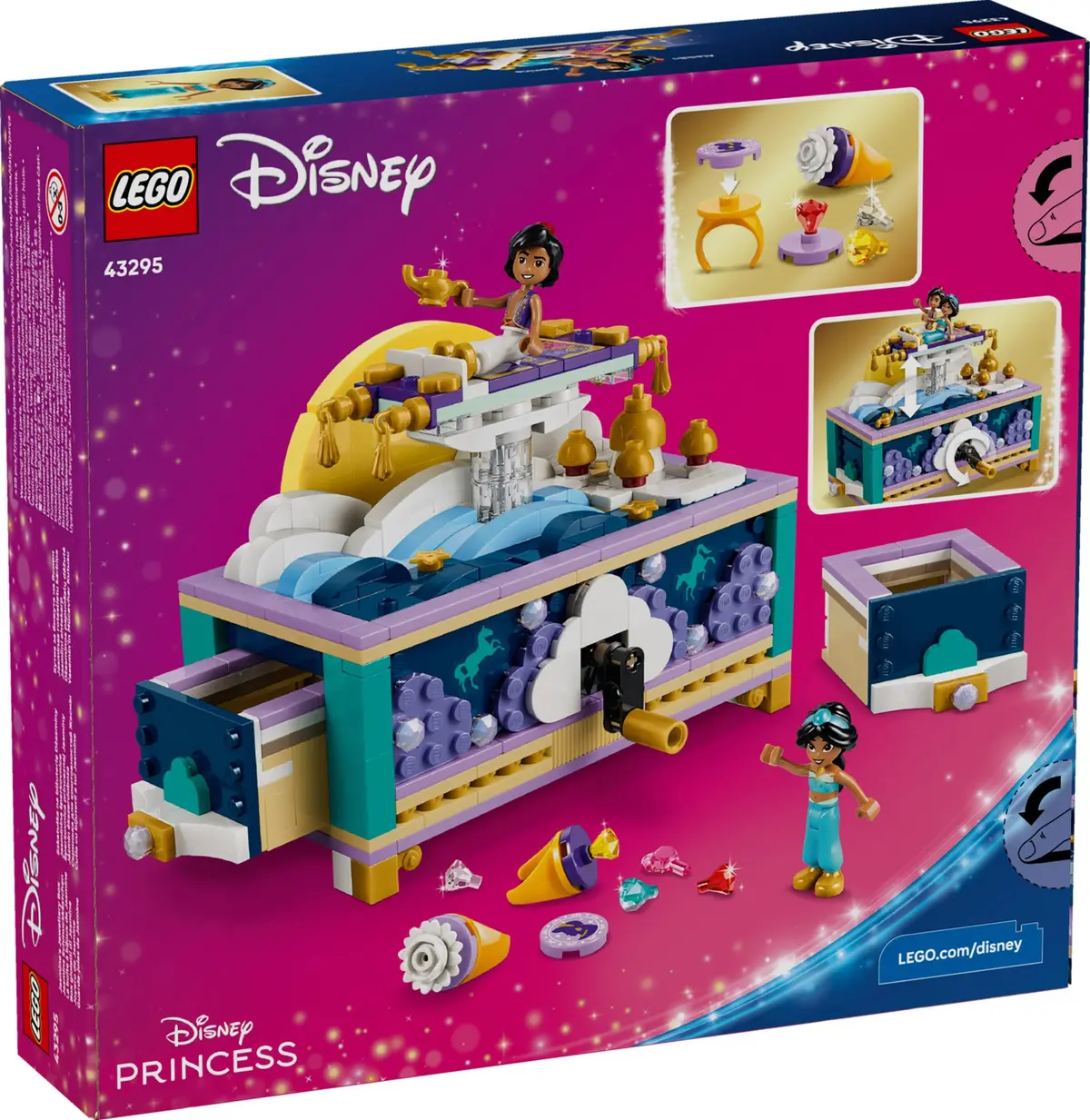 LEGO Disney 43295 Jasmine's Jewellery Box set, image 3