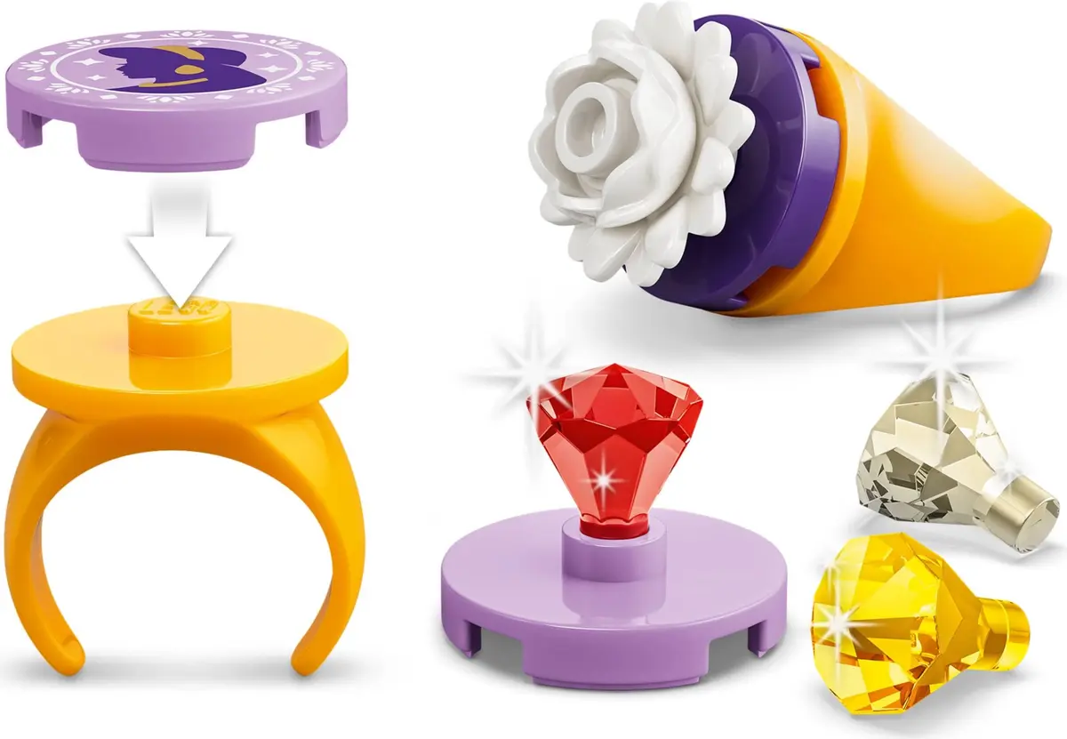 LEGO Disney 43295 Jasmine's Jewellery Box set, image 13