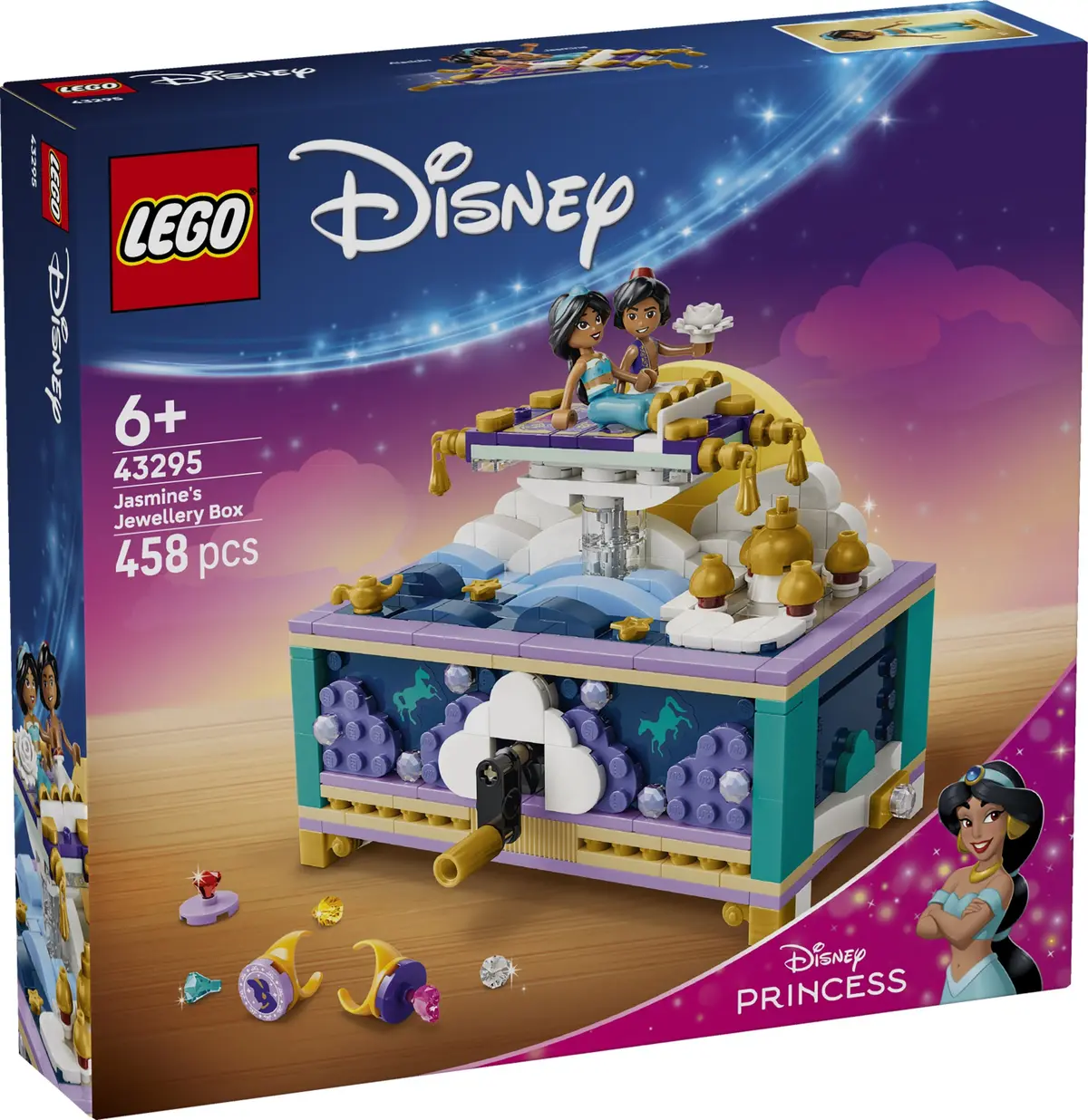 LEGO Disney 43295 Jasmine's Jewellery Box set, image 2